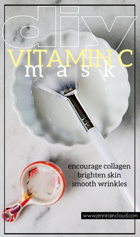 Vitamin C Powder Uses, Vitamin C Mask Diy, Vitamin C Face Mask Diy, Vitamin C Face Mask, Vitamin C Mask, Natural Recipes, Anti Aging Mask, At Home Face Mask, Homemade Mask