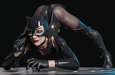 ArtStation - Catwoman Catwoman Comic, Horror Photography, Catwoman Cosplay, Stay Sane, Cat Pose, Looking For A Job, Female Poses, Jack O, Catwoman