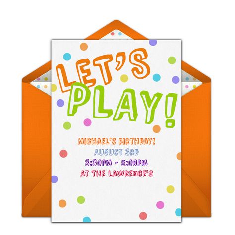 Check out one of our most popular playdate invitations. This free online invite is a fun way to get the little ones together for a day of play. Play Date Birthday Party, Birthday Save The Date Template, Play Date Invitation, Fun Playdate Ideas, Playdate Invitation, Play Invitations, Playdate Activities, Playdate Ideas, Online Birthday Invitations