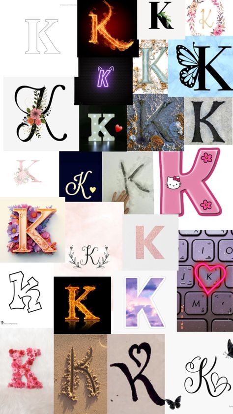 A wallpaper for the letter K K Letter Wallpaper, Ks Love Images, Letter K Wallpaper, Letter Wallpaper, K Letter, The Letter K, Love Couple Wallpaper, K Wallpaper, Cute Letters