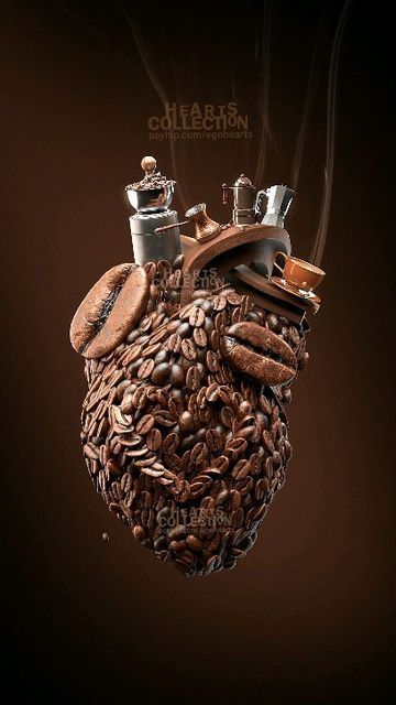 ego on Instagram: "#19. Coffee Heart ☕ #heartscollection #egohearts #coffee #cafe you can buy this digital good from the link in my bio!" Human Body Science Projects, Anatomical Heart Art, Coffee Artwork, Beautiful Summer Wallpaper, Capsule Coffee Machine, Coffee Cup Art, Breakup Picture, One Piece Tattoos, 2160x3840 Wallpaper