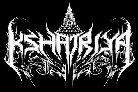 Kshatriya Logo, Horror Font, Band Logos, Pictures Images, Metallic Logo, Black Metal, Moose Art, Photo Image, Neon Signs