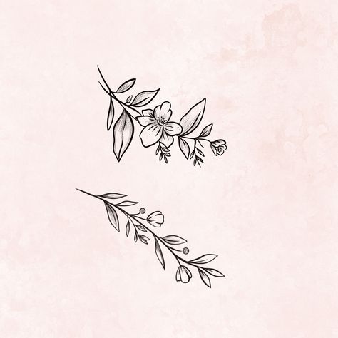 Hello! check out these delicate tattoo designs! The second one was done a couple of days ago ✌️flowers and plants tattoos are perfect for hands, arms, wrists and many more 😜If you're interested in a simple design like this, feel free to ask me for more info via DM! Ciao 😘 #flowers#tattoos#tattoodesign#flowertattoo#tattooist#tattoostagram#tattooflash#finelinetattoo#fineline#tattooideas Daisy Tattoo Aesthetic, Flower With Words Tattoo, Flowers Tattoo Simple, Dafodill Flowers Tattoo, Floral Fine Line Tattoo, Flower Tattoos Simple, Wild Flower Tattoo, Flower Wrist Tattoo, Flowers Tattoos