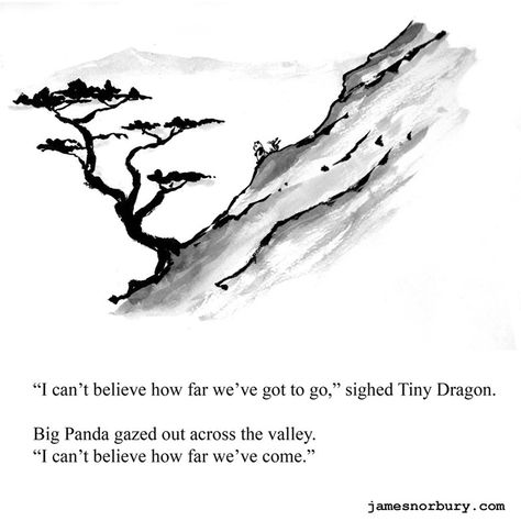 "Big Panda And Tiny Dragon" : Comics With Fresh Perspectives - I Can Has Cheezburger? Dragon Quotes, Big Panda, Tiny Dragon, Dragon Comic, About Friendship, Inner Wisdom, Little Dragon, Dragon Print, Simple Words