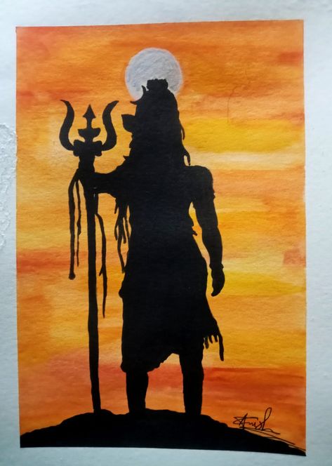 Watercolor painting of Lord Shiva....Shivji Painting Of Shiv Ji, Shankar Ji, Drawing Watercolor, Bear Wallpaper, Art Drawing, Shiva, Watercolor Painting, Watercolor Paintings, Drawings