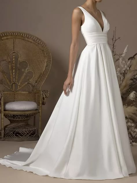 A Line Wedding Dress Sweetheart, Maternity Bridal Gowns, Wedding Dress Detachable Skirt, Tulle Skirt Wedding Dress, Wedding Dress Backs, Satin Bridal Gowns, Wedding Dresses A Line, Wedding Dress Store, Cheap Wedding Dresses Online