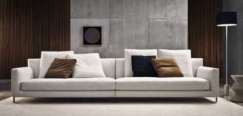 http://www.designbest.com/en/catalog/minotti/sofas/four_or_more_seats_sofas/allen/69164 Minotti Sofa, Classic Sofa Designs, Contemporary Sectional Sofa, Contemporary Sofa, Chaise Sofa, Modern Sofa, 인테리어 디자인, Contemporary Furniture, Sofa Design