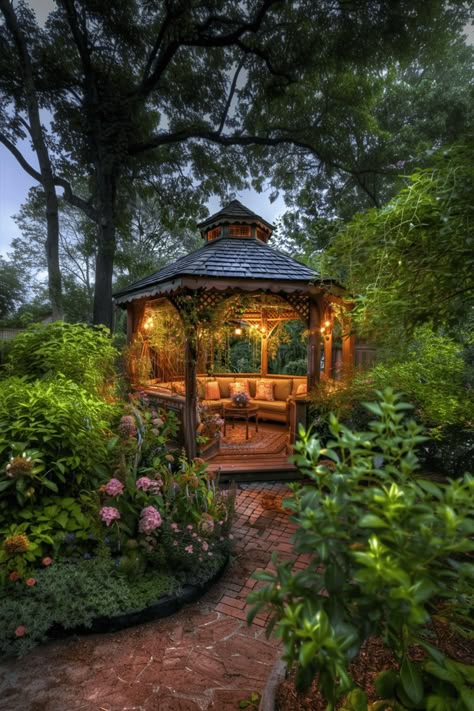 Backyard Gazebo Ideas, Beachy Boho Bedroom, Victorian Gazebo, Prepare For Christmas, Backyard Sanctuary, Gazebo Ideas, Garden Pavilion, Backyard Gazebo, Dream Life House