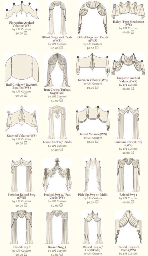 Arch Curtain Ideas, Curtain Draping Ideas, Victorian Window Treatments, Victorian Curtains, Drapery Styles, Projek Menjahit, Curtains Kitchen, Architecture Drawing Art, Kitchen Remodeling Projects