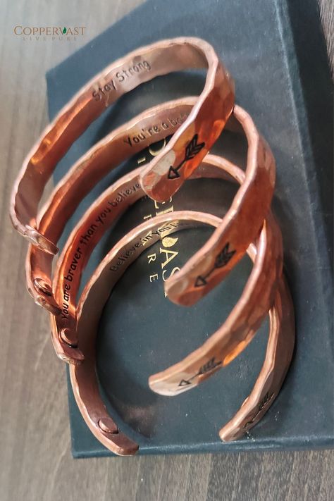 This copper bracelet will help you embrace your inner strength and resilience. You'll grow stronger by embracing challenges, overcoming setbacks, and overcoming obstacles. Overcoming Setbacks, Mom Best Friend, Copper Bracelets, Overcoming Obstacles, Inspirational Bracelets, Personalized Gifts For Her, Copper Bracelet, Bracelets For Women, Inner Strength