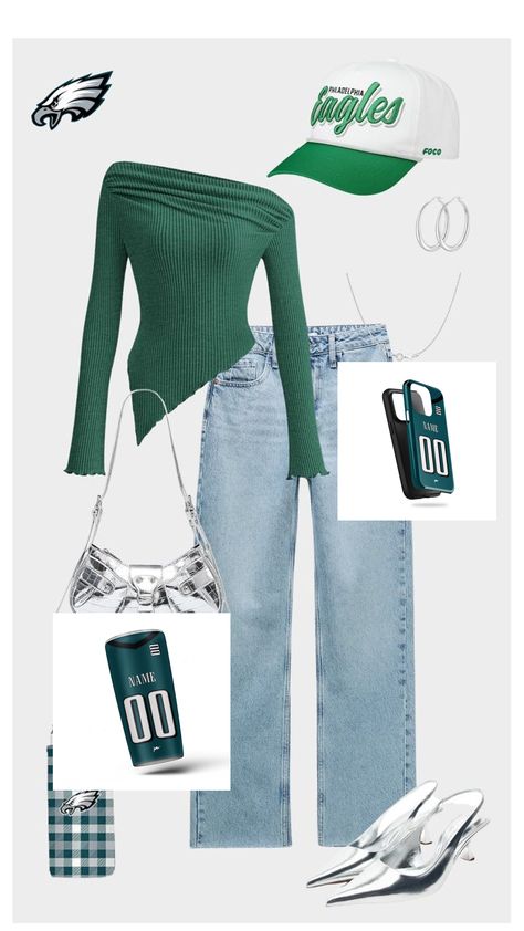 Outfits With Jerseys Football, Eagles Game Day Outfit, Nfl Game Day Outfit, Eagles Game Day, Eagles Game, Comfortable Hoodies, Day Outfit Ideas, Eagles Nfl, Game Day Outfit