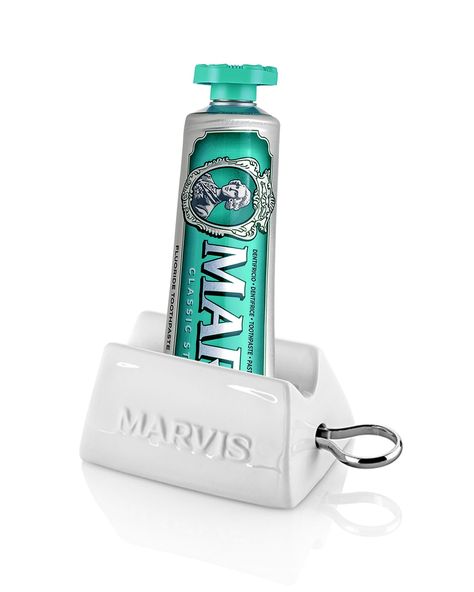 Marvis Toothpaste Squeezer | Haven Well Within Marvis Toothpaste, Whisky Decanter, Toothpaste Squeezer, Toothpaste Holder, Toothpaste Dispenser, The Tube, Pet Gifts, Design Store, Soap Dispenser