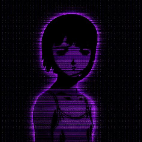 Lain Iwakura Icon, Purple Cyberpunk, Iwakura Lain, Experiment Lain, Wild Irish Rose, Steam Profile, Lain Iwakura, Purple Icon, Adidas Wallpapers