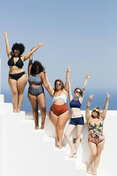 Summer Time Beach, Arte Pin Up, Best Swimsuits, Moda Plus, Body Love, 인물 사진, Beach Wears, Body Positivity, Plus Size Fashion