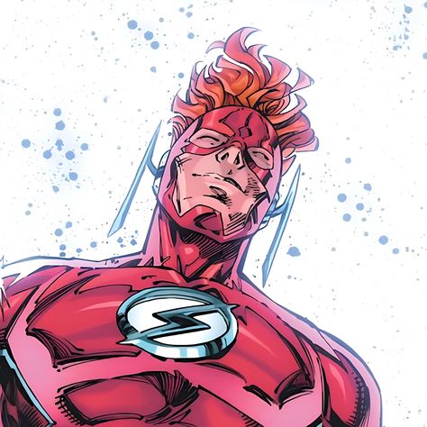 Wally West Comic Icons, The Flash Icons Comics, Wally West Pfp, Wally West Comics, Wally West Wallpaper, Wally West Icon, Flash Hq, Flash Pfp, Wally West Rebirth