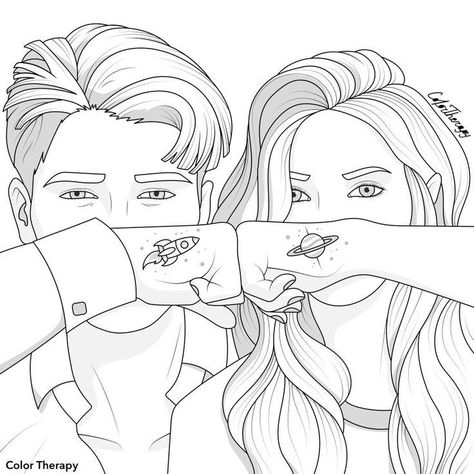 Couple Coloring Pages, About Boyfriend, Tumblr Coloring Pages, Coloring Stuff, People Coloring Pages, Adults Coloring, Love Coloring Pages, Barbie Coloring, Adult Coloring Designs