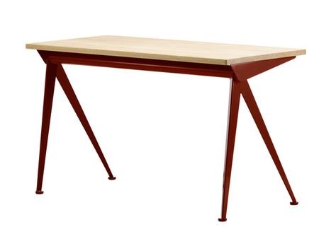 Contemporary Home Offices, Dining Table Lighting, Contemporary Home Office, Vitra Design, Stables Design, Wood Table Top, George Nelson, Solid Wood Table, Adjustable Desk