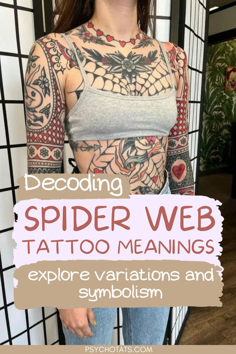 Spider Web Tattoo Variations Spider And Web Tattoo For Women, Spiderweb Butterfly Tattoo, Traditional Spider Web Tattoo, Tattoos And What They Mean, Spider Web Tattoos, Spiderweb Tattoo, Spider Tattoos, Popular Tattoo Designs, Types Of Spiders