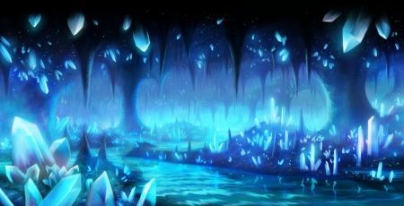 Beautiful Dark Cave | Cave - anime, crystal, landscape, scene, cave, beautiful, magic, dark ... Crystal Landscape, Anime Crystal, Dark Cave, Gacha Backgrounds, Dark Landscape, Crystal Cave, Fantasy Background, Fantasy City, Fantasy Setting