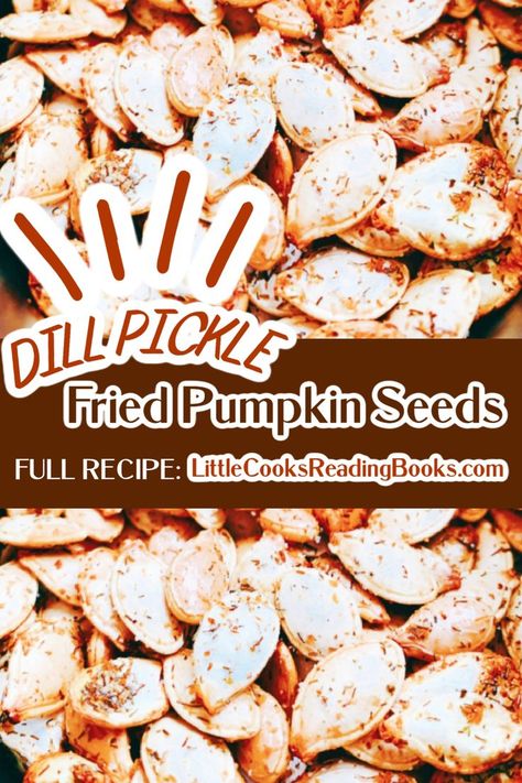 Dill Pickle Pumpkin Seeds, Fall Soups Crockpot, Flavored Pumpkin Seeds, Fried Dill Pickles, Pumpkin Seed Recipes, Roasted Pumpkin Seeds, Fall Soups, Best Pumpkin, Salty Snacks