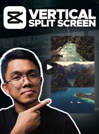 94K views · 6.8K reactions | Capcut Tutorial - Vertical Split Screen Video | EASIEST way to create the trending VERTICAL SPLIT SCREEN reels using Capcut Mobile, and it's FREE! 

#duekneel #mobileediting #capcut #tutorial | By duekneelFacebook Split Screen Video, Half Screen, 8mm Film, Split Screen, Screen Video, To Create, Split, Screen, Film