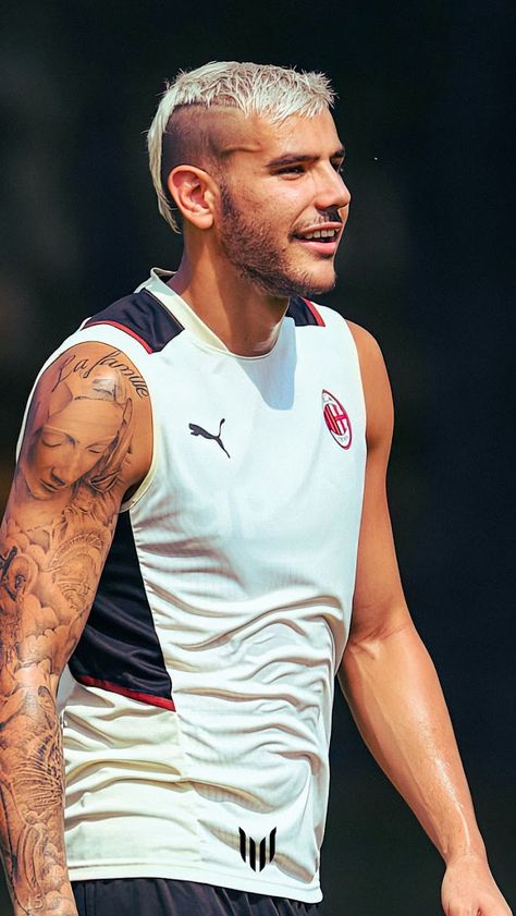 Theo Hernandez Tattoo, Theo Hernandez, Liverpool Team, Football Or Soccer, Football Wallpapers, Team Goals, Association Football, Next Tattoo, Football Wallpaper