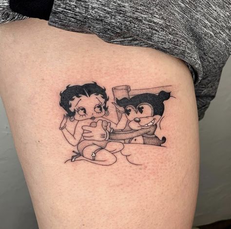 Aesthetic Tattoo Ideas, Betty Boop Tattoos, Hippie Tattoo, Cherry Tattoos, 20 Aesthetic, Cute Hand Tattoos, Dope Tattoos For Women, Stylist Tattoos, Cute Tattoos For Women