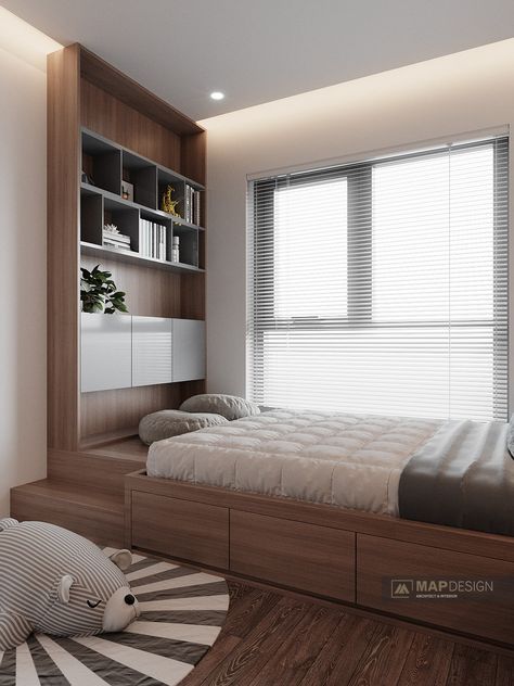 Teeny Tiny Bedroom Ideas, Studio Apartment Scandinavian, Never Too Small Micro Apartment, Japandi Tiny Bedroom, Bed And Closet Combo, 3x2.5 Bedroom Ideas, Small Bedroom 3x3 Ideas, Japandi Tatami Bedroom, Japandi Small Bedroom Design