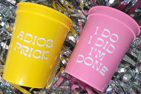 Break Up Party, Divorce Party Ideas, Divorce Celebration, Break Up, Mexican Party, Fiesta Party, Party Cups, Party Drinks, Party Guests