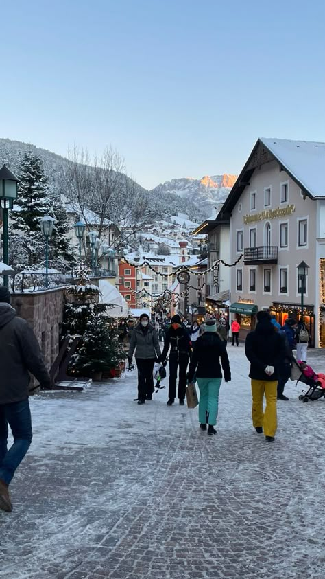 Italy Snow Aesthetic, Italy Winter Aesthetic, Dolomites Italy Winter, Dolomites Winter, Italy In Winter, Winter In Italy, Italy Winter, I Smell Snow, Dolomites Italy