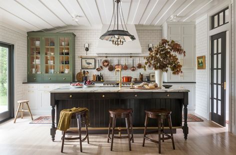 A Design Superstar’s Showstopping Kitchen Transformation - Walker Zanger Studio Dearborn Kitchen, Studio Dearborn, Sarah Robertson, Walker Zanger, Countertop Surfaces, Matte Tile, Timeless Kitchen, Kitchen Transformation, Cape Cod House