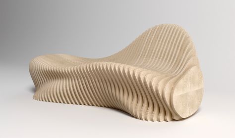 S-bench :: Behance Parametric Bench, Wood Bench Plans, Modular Furniture Design, Geometric Furniture, Home Interior Accessories, Furniture Sketch, Bench Design, Organic Furniture, Window Display Design