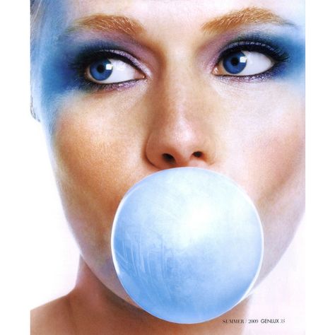 Genlux Editorial Candy Island, Summer 2009 Shot #4 - MyFDB ❤ liked on Polyvore featuring models, backgrounds, people, pictures, faces and editorials Faces Pictures, People Pictures, People Faces, 80s Look, Blowing Bubbles, Candy Girl, City Scene, Xmas Ideas, Beat Face