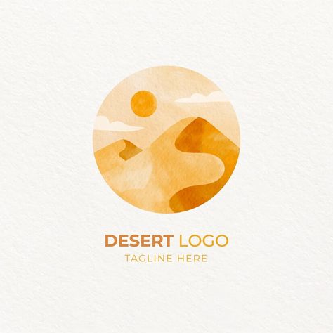 Desert Logo, Oasis Logo, Chiropractic Logo, Sky Logo, Environment Logo, Hill Logo, Golden Forest, Modern Henna Designs, Mountain Pictures