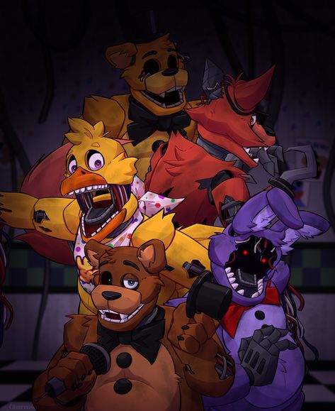 Five Nights At Freddys Fanart, Fnaf Freddy Fanart, Fredbear Fanart, Five Nights At Freddy's Fanart, Fnaf Book, Fnaf Foxy, Fnaf Fanart, Fnaf Freddy, Web Comic