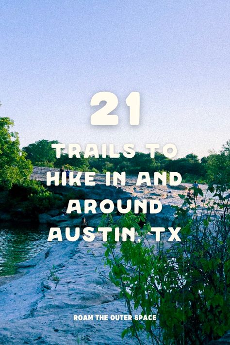 Discover Austin's top hiking trails! My latest blog unveils 21 scenic paths, including the beautiful Twin Falls and the rugged Enchanted Rock Summit Trail. Whether you're seeking a peaceful stroll or an exhilarating hike, these trails showcase the best of Texas' natural beauty. Tips, maps, and trail highlights included! #HikingInTexas #NatureLovers #ExploreAustin #texashiking #texasadventures #hiking #womenoutdoors Hiking In Austin Texas, Austin Hiking, Bastrop State Park, Mckinney Falls State Park, Hiking In Texas, Pedernales Falls State Park, Backpacking Trails, Texas Adventure, Enchanted Rock