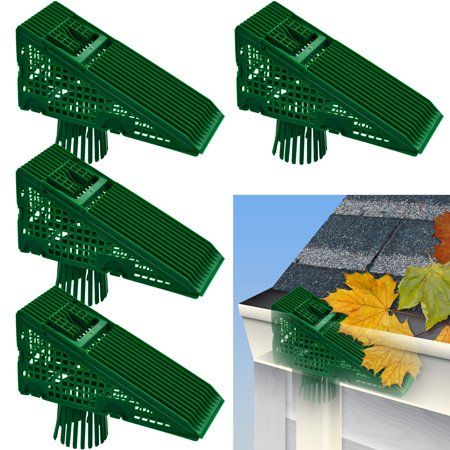 EZ Clean Downspout Screen, Set of 4 by Trademark Home - Walmart.com Gutter Screens, Diy Gutters, Copper Gutters, Gutter Guard, Rain Collection, Rain Gutters, Rainwater Harvesting, Water Collection, Bug Spray