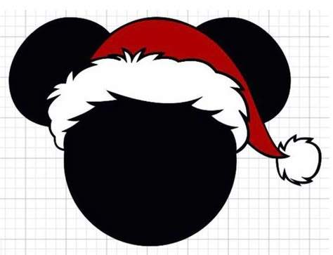 Disney Iron on Vinyl, Disney Iron on Shirts, Disney Decals, Disney Iron ons, Christmas Santa Mickey Head DIY Vinyl Iron on Transfer Disney Christmas Crafts, Mickey Mouse Crafts, Santa Mickey, Disney Iron On, Disney Decals, Disney Christmas Shirts, Christmas Mickey, Mouse Crafts, Christmas Rock