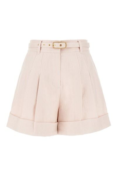 Shop Zimmermann Matchmaker Belted Linen Tailored Shorts In White from 600+ stores, starting at $427. Similar ones also available. On SALE now! ivory white linen/flax pleat detailing detachable waist belt high-waisted tailored cut concealed front fastening two side slash pockets rear flap pocket turn-up hem Shorts High Waisted, Tailored Shorts, Girl Fits, Colourful Outfits, Ivory White, Sweater Weather, White Linen, Waist Belt, High Waisted Shorts