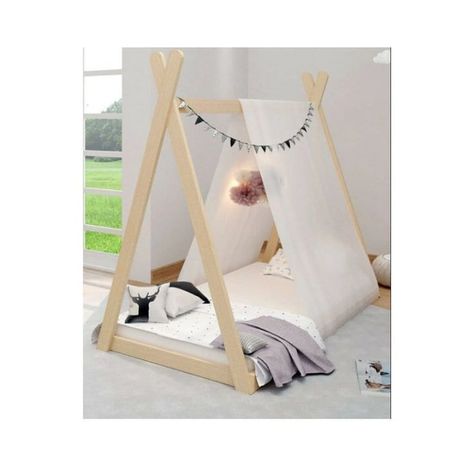 Find space-saving solutions with our woodworking projects for tiny homes. Clever, compact designs that offer functionality and style. Image Source: https://www.pinterest.com/pin/169799848444646096 Teepee Bunk Bed, Scandinavian Kids Bedroom, Diy Kids Bed, Toddler Floor Bed, Teepee Bed, Kids Room Interior Design, Toddler Boys Room, Toddler Rooms, Floor Bed