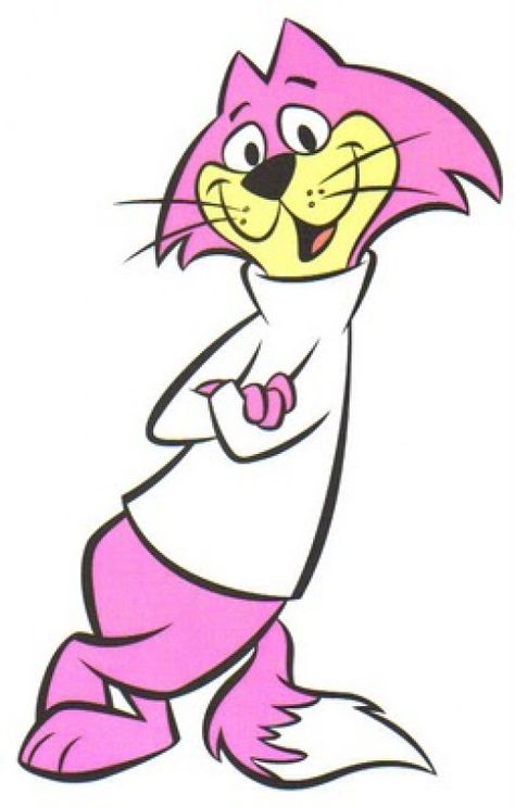 Choo Choo from Top Cat would make a great plush toy! Top Cat Cartoon, Top Cat, Cat Cartoon, Pink