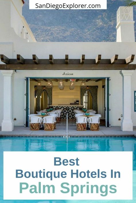 Plan your next Palm Springs getaway. The charming boutique hotels in Palm Springs will set the tone for a memorable visit. Best Places To Stay In Palm Springs, Best November Vacations, Mid Century Palm Springs, Palm Springs Resorts, Palm Springs Hotel, Palm Springs Hotels, Dream Vacation Spots, Best All Inclusive Resorts, Spring Getaway