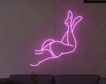 Body Neon Sign, Face Neon Sign, 3d Pen Art, Gay Gifts, Cozy Interior Design, Neon Sign Art, Custom Neon Lights, Swag Cartoon, Edgy Wallpaper