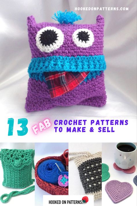 Quick Crochet For Craft Fair, Crochet To Sell Ideas Make Money, Crochet Projects For Markets, Easy Crochet To Sell, Craft Fair Crochet Ideas To Sell, Sellable Crochet Items, Crochet To Sell Ideas, Popular Crochet Items To Sell, Quick Crochet Projects To Sell