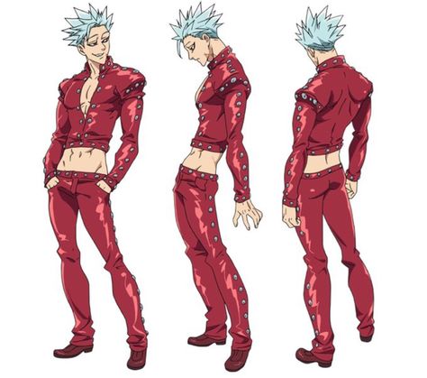 Ban Anime, Capital Sins, 7 Sins, Seven Deady Sins, Seven Deadly Sins Anime, 7 Deadly Sins, Poses References, Deadly Sins, Character Sheet