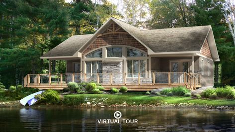 Beaver Homes And Cottages, Beaver Homes, Cottage Flooring, Retirement House, Small Cottages, Cabin House Plans, Lake House Plans, Cottage Plan, Cottage Ideas