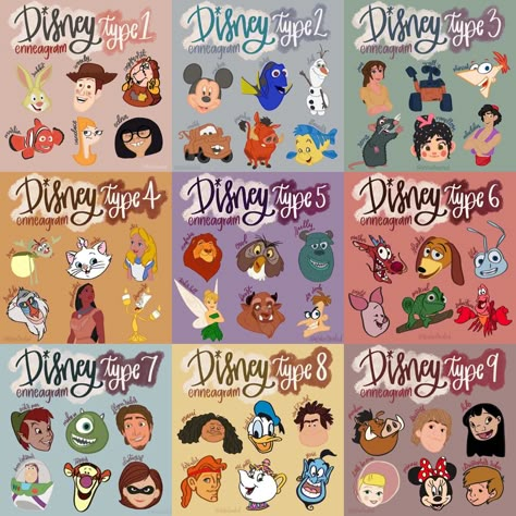 Enneagram Type 8 Characters, Enneagram 4 Characters, Enneagram 8 Characters, Enneagram 6 Characters, Enneagram 7 Characters, Enneagram Type 6 Funny Memes, Ennegrams Types Chart, Ennegrams Types, Enneagram Disney