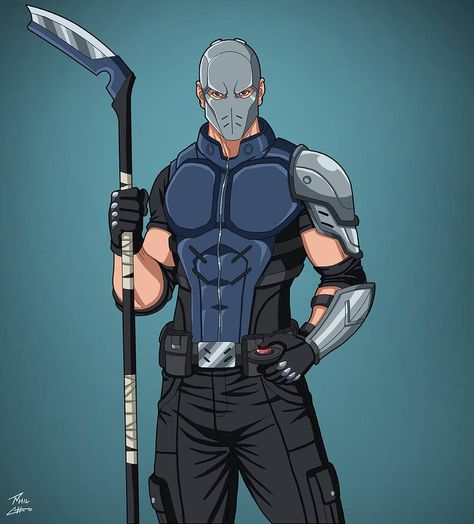 Vigilante Dc Fanart, Deathstroke Character Design, Doomsday Dc Concept Art, Deathstroke Redesign, Manhunter Dc Comics, Earth 27, Hero Ideas, Phil Cho, Greatest Villains