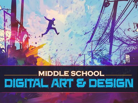 Graphic Design Lesson Plans, Graphic Design Activities, Middle School Curriculum, Digital Media Art, Teaching Graphic Design, Middle School Lesson Plans, Different Forms Of Art, School Curriculum, History Of Photography