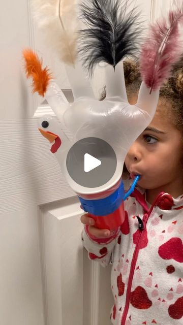 Mandisa Watts on Instagram: "BLOW UP TURKEY Happy Thanksgiving Canada 🍁 🦃 Here’s a fun craft your child can make and play with! •plastic glove •double sided tape •foam sheets •Googley eye •feathers •paper cup •tape •scissors  •straw AGE: 3 years old +  MESS Level: medium  DIFFICULTY TO CREATE: medium SKILLS DEVELOPED:  hand-eye coordination, fine motor skills, colour recognition.  _____________ PLaY 🌈CReaTivEly #happytoddlerplaytime" Glove Turkey Craft, Turkey Glove Craft, Plastic Cups Crafts, Happy Thanksgiving Canada, Straw Activities, Plastic Cup Crafts, Googley Eyes, Turkey Craft, Cup Crafts